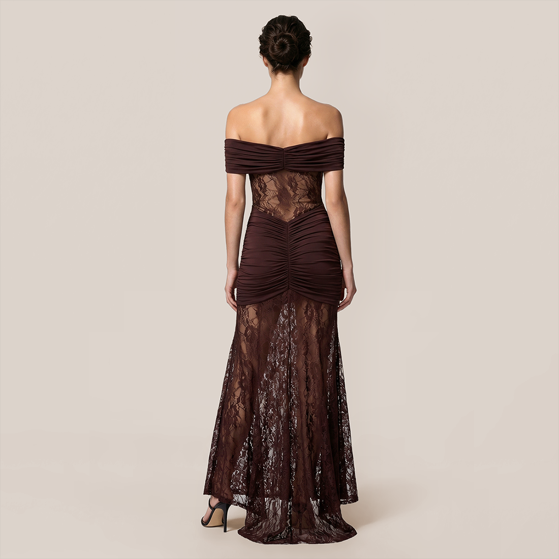 Graduation & Prom Maxi Bodycon Lace Sexy Off shoulder Dress - Wholesale Dresses Low MOQ - MYTHSIS
