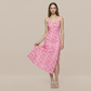 Date Night Midi Slip Dress Chiffon Feminine Dress - MYTHSIS