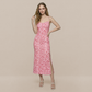 Date Night Midi Slip Dress Chiffon Feminine Dress - MYTHSIS