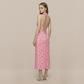 Date Night Midi Slip Dress Chiffon Feminine Dress - MYTHSIS