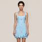 Graduation & Prom Mini Bodycon Polyester Glam Spaghetti Strap Rhinestone Dress - MYTHSIS