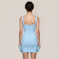 Graduation & Prom Mini Bodycon Polyester Glam Spaghetti Strap Rhinestone Dress - MYTHSIS
