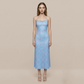 Date Night Midi Slip Dress Chiffon Feminine Dress - MYTHSIS