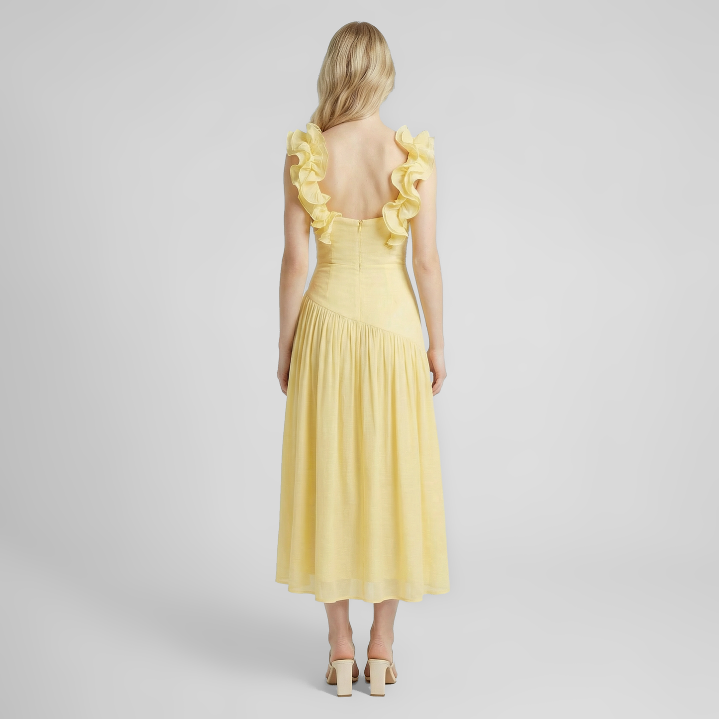 Vacation Maxi A-Line Chiffon Elegant Sleeveless Dress - MYTHSIS