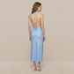 Date Night Midi Slip Dress Chiffon Feminine Dress - MYTHSIS