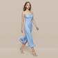 Date Night Midi Slip Dress Chiffon Feminine Dress - MYTHSIS