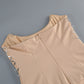 【Party & Event】 Maxi Sheath Polyester Sexy Straight Neck Rhinestone Mesh Spliced - MYTHSIS