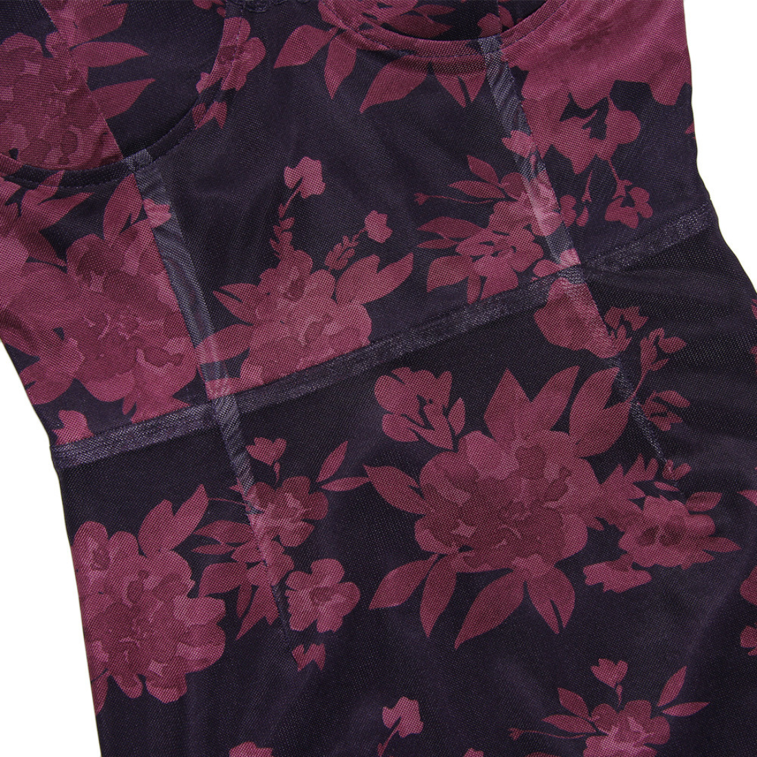 Date Night Maxi Bodycon Mesh Sexy Floral Print Spaghetti Strap Backless Dress - MYTHSIS