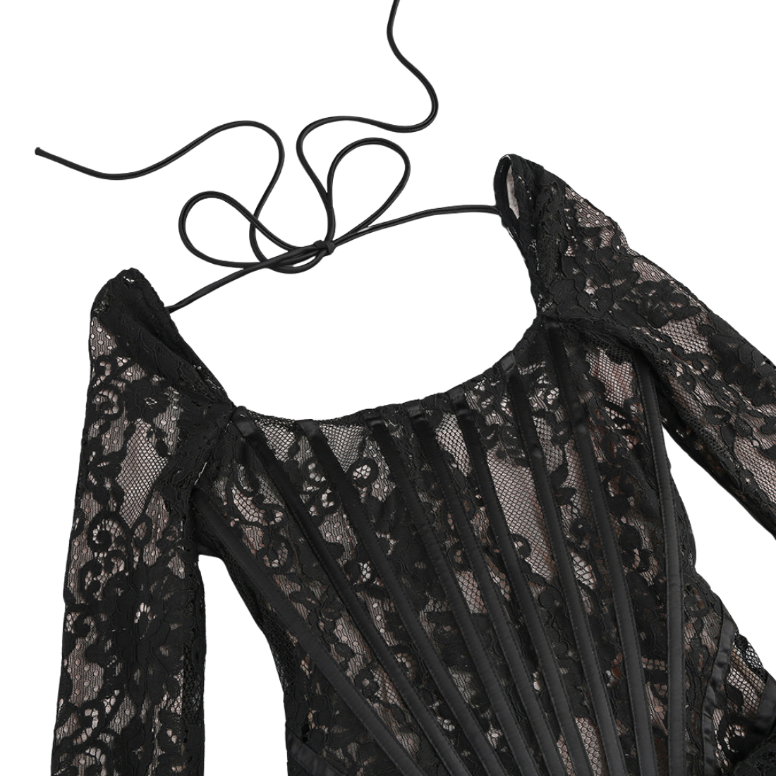 Date Night Mini Lace Bodycon Romantic high waist Dress - MYTHSIS