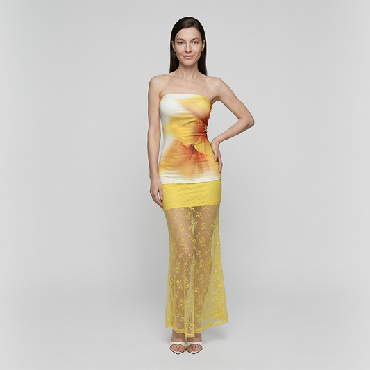 Bikini set+beach skirt three piece set