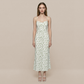 Date Night Midi Slip Dress Chiffon Feminine Dress - MYTHSIS