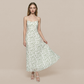 Date Night Midi Slip Dress Chiffon Feminine Dress - MYTHSIS