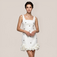 Graduation & Prom Mini Bodycon Polyester Glam Spaghetti Strap Rhinestone Dress - MYTHSIS