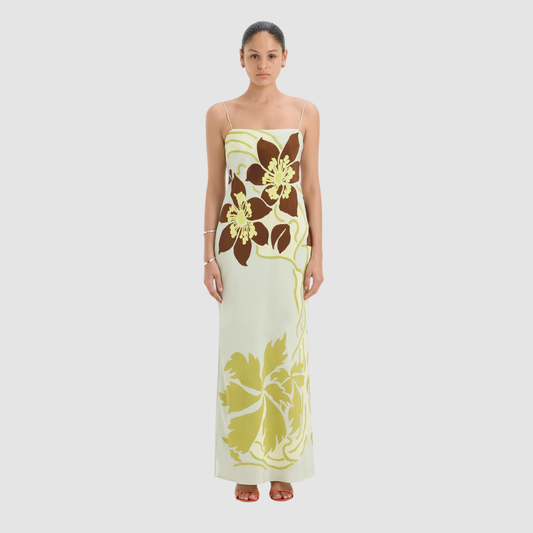 Wholesale Women's Floral Cami Maxi Dress – High-Waist Sleeveless