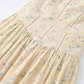 Vacation Midi A-Line Polyester Boho Strapless Floral Print Backless Dress - MYTHSIS