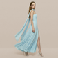 Formal Evening Maxi A-Line Polyester Elegant Dress - MYTHSIS