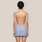【Party & Event】 Mini Bodycon Milk Silk Sexy Halter Neck Backless Dress - MYTHSIS