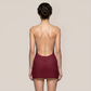 【Party & Event】 Mini Bodycon Milk Silk Sexy Halter Neck Backless Dress - MYTHSIS