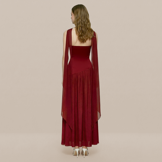 Formal Evening Maxi A-Line Polyester Elegant Dress - Wholesale Dresses Low MOQ - MYTHSIS