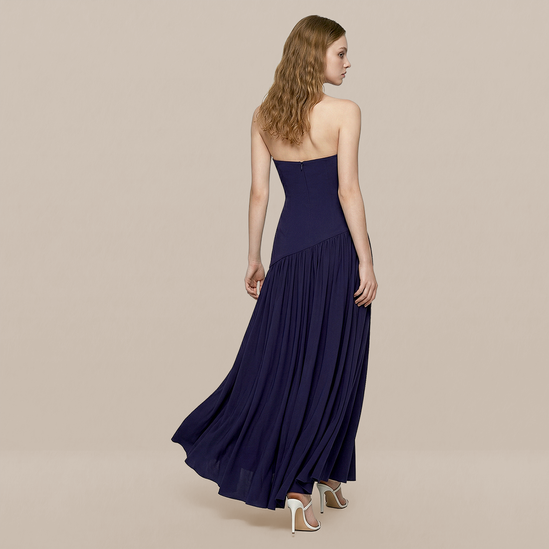 Formal Evening Maxi A-Line Polyester Elegant Dress - MYTHSIS