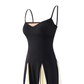 Formal Evening Maxi A-Line Polyester Elegant Colorblock Petal Hem Dress - MYTHSIS