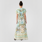 Vacation Maxi A-Line Chiffon Romantic Ruffled Sleeve Dress - MYTHSIS