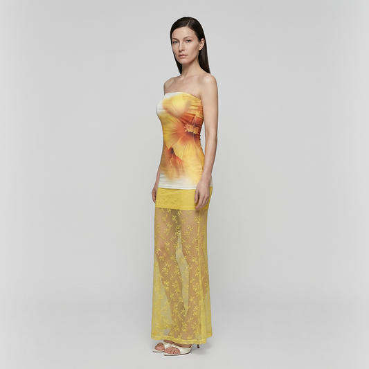 Bikini set+beach skirt three piece set