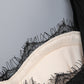 【Party & Event】 Maxi Mermaid Polyester Triacetate Sexy Square Neck Cutout Rhinestone Puff Sleeve Dress - MYTHSIS
