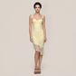 【Party & Event】 Midi Bodycon Polyester Sexy Strapless Lace Dress - MYTHSIS