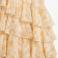 Wedding Guest Maxi A-Line Polyester Boho Strapless Floral Print Tiered Ruffle Dress - MYTHSIS
