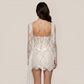 Date Night Mini Lace Bodycon Romantic high waist Dress - MYTHSIS