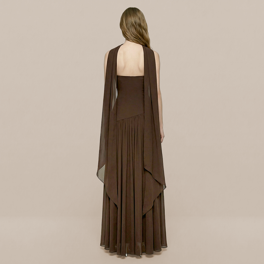 Formal Evening Maxi A-Line Polyester Elegant Dress - Wholesale Dresses Low MOQ - MYTHSIS
