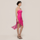【Party & Event】 Midi Bodycon Polyester Sexy Strapless Lace Dress - MYTHSIS