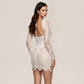 Date Night Mini Lace Bodycon Romantic high waist Dress - MYTHSIS