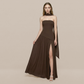 Formal Evening Maxi A-Line Polyester Elegant Dress - MYTHSIS