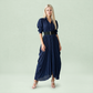 Work & Office Maxi Shirt Dress Polyester Chic Shirt Collar Solid Belted Long Sleeve Dress - MYTHSIS