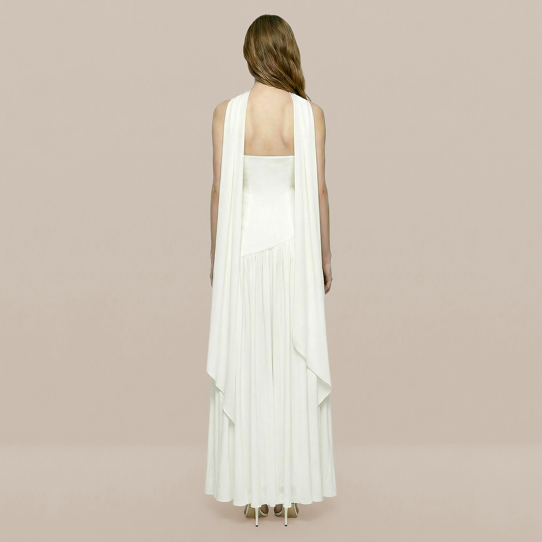 Formal Evening Maxi A-Line Polyester Elegant Dress - MYTHSIS
