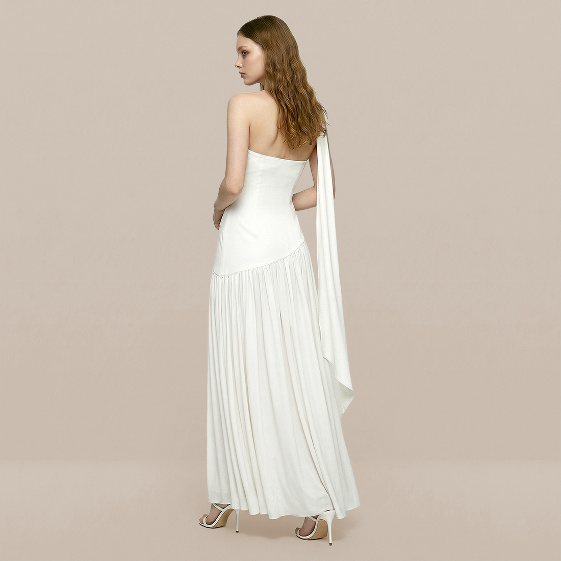 Formal Evening Maxi A-Line Polyester Elegant Dress - MYTHSIS