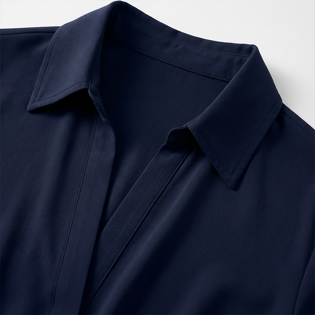 Work & Office Maxi Shirt Dress Polyester Chic Shirt Collar Solid Belted Long Sleeve Dress - MYTHSIS