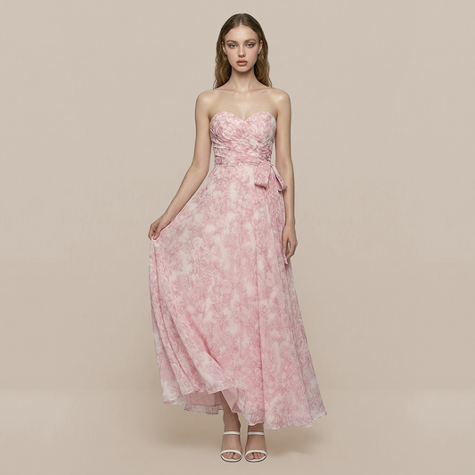 Formal Evening Maxi A-Line Chiffon Elegant Dress - MYTHSIS