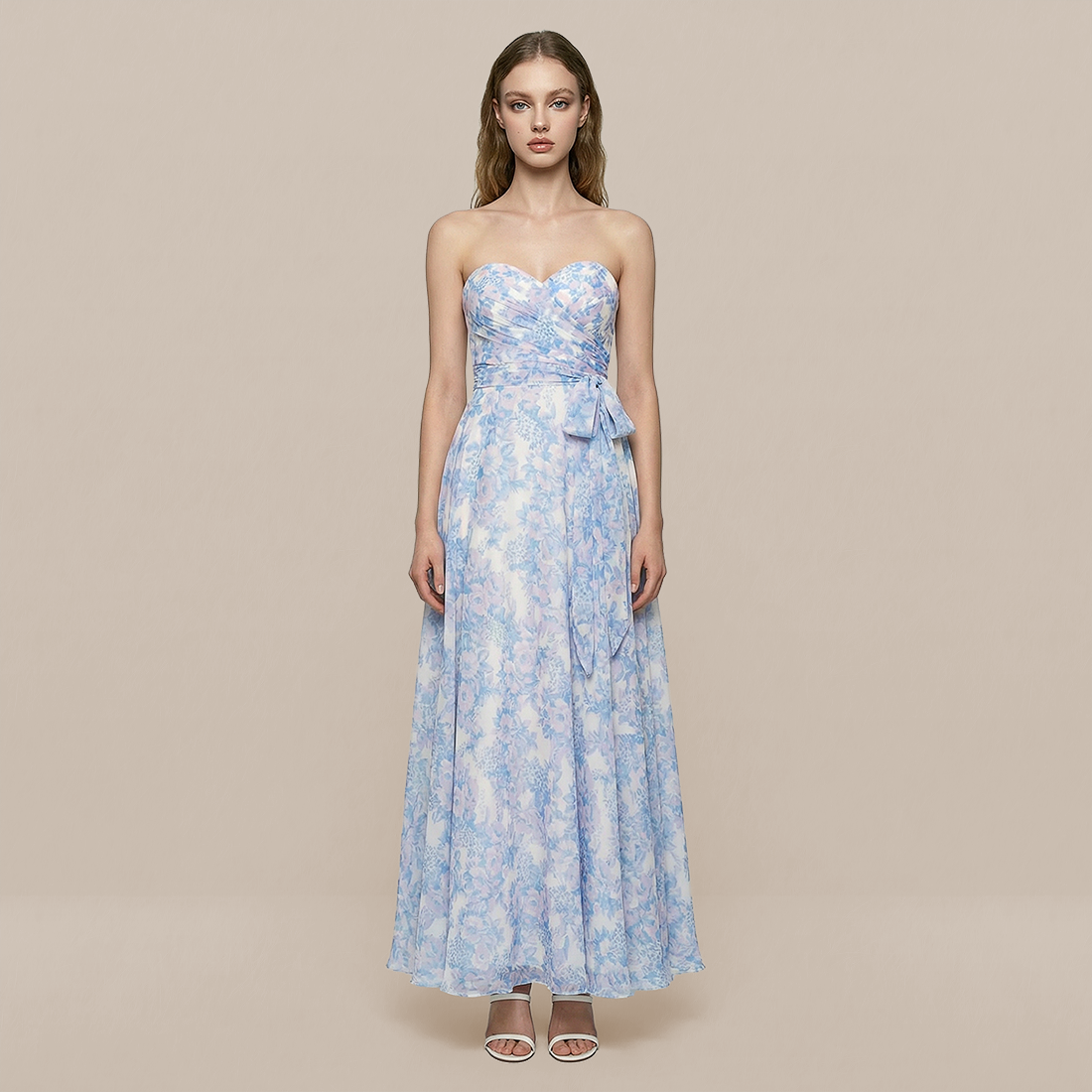 Formal Evening Maxi A-Line Chiffon Elegant Dress - MYTHSIS
