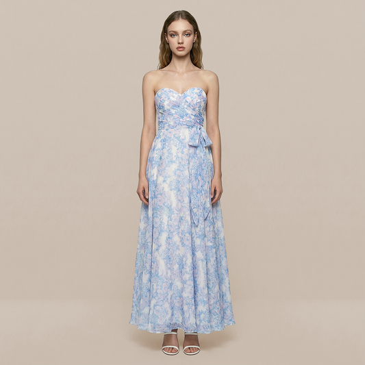 Formal Evening Maxi A-Line Chiffon Elegant Dress - MYTHSIS