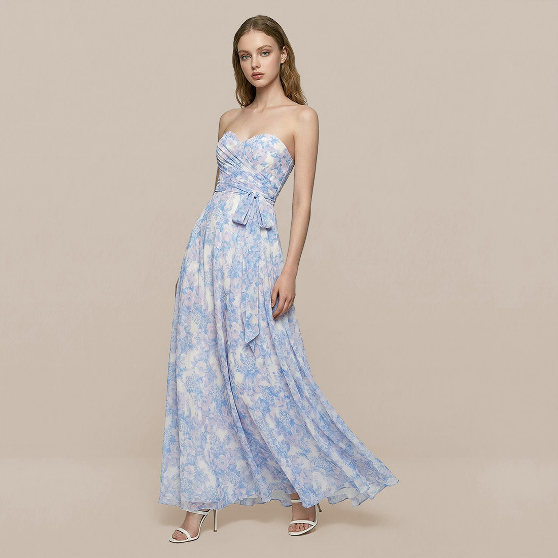 Formal Evening Maxi A-Line Chiffon Elegant Dress - MYTHSIS