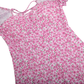 Vacation Midi A-Line Chiffon Romantic Floral Slit Dress - MYTHSIS
