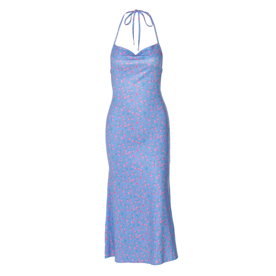 Date Night Midi Slip Dress Chiffon Feminine Dress - MYTHSIS