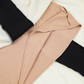 Formal Evening Maxi A-Line Polyester Elegant Colorblock Petal Hem Dress - MYTHSIS