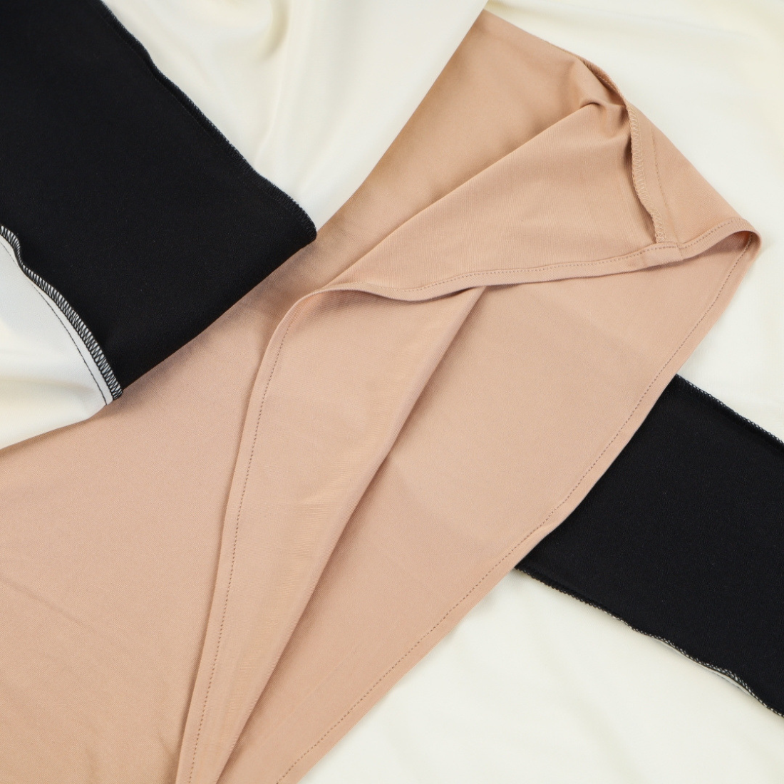 Formal Evening Maxi A-Line Polyester Elegant Colorblock Petal Hem Dress - MYTHSIS