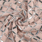 Wholesale Women's Apricot Embellished Strapless Mesh Bodycon Gown