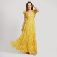 Vacation Maxi A-Line Organza Bohemian Dress - MYTHSIS