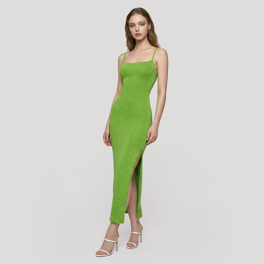 Date Night Maxi Bodycon Cotton Feminine Dress - MYTHSIS